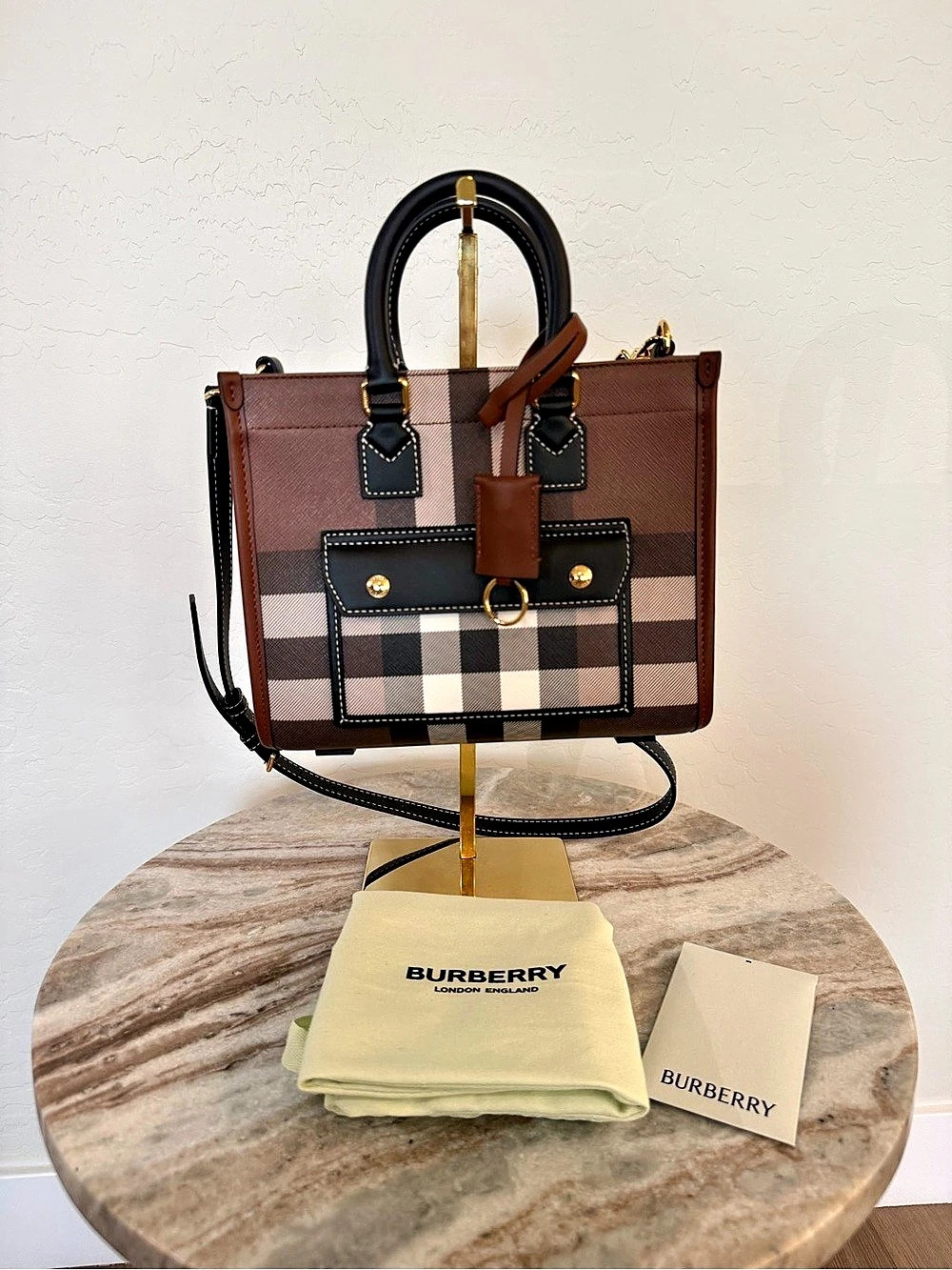 Burberry Mini Freya Tote Bag
